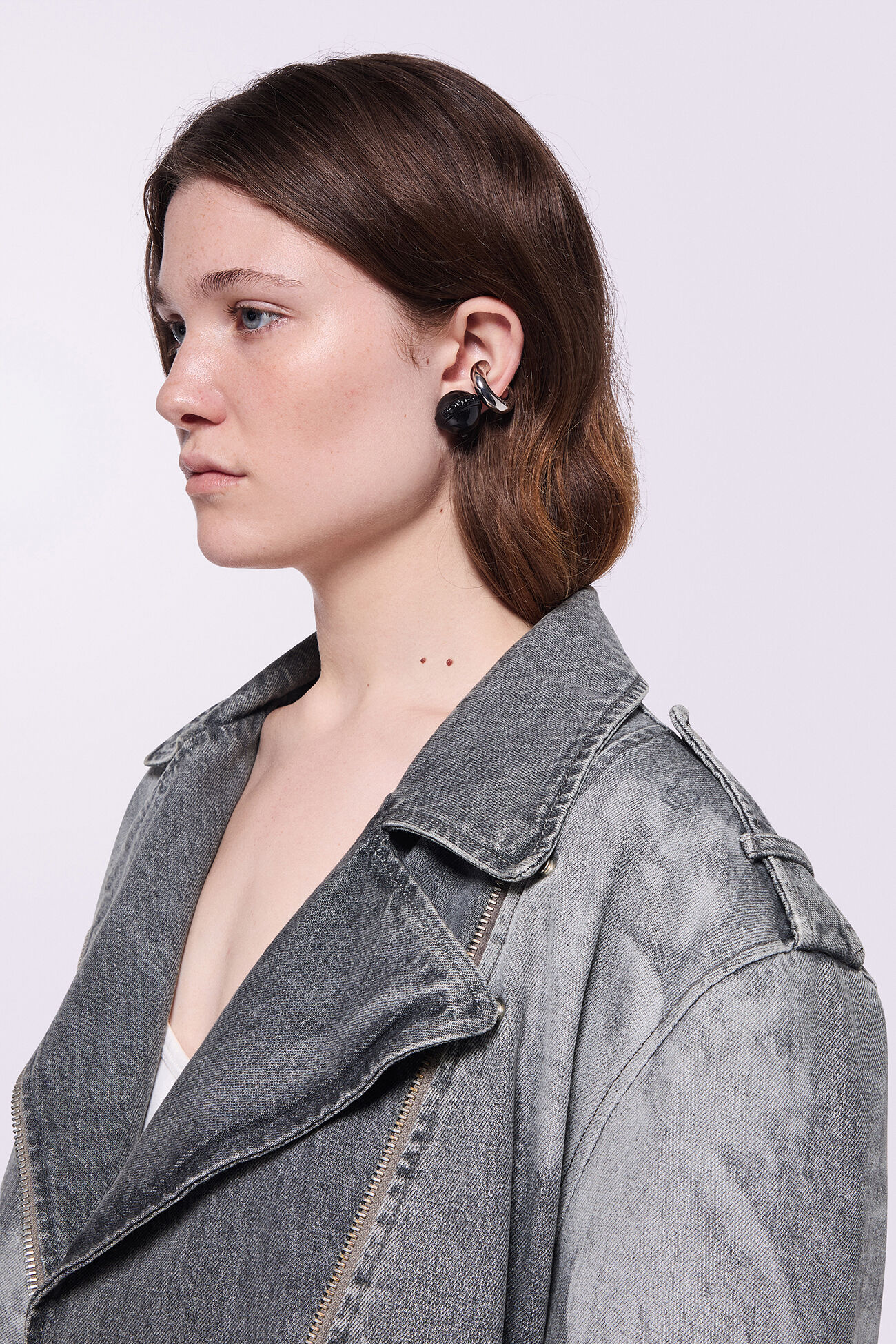 Unisex Angels Denim Jacket Black